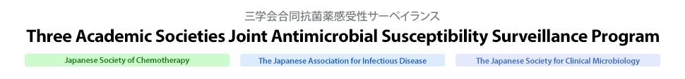 Three Academic Societies Joint Antimicrobial Susceptibility Surveillance Program
